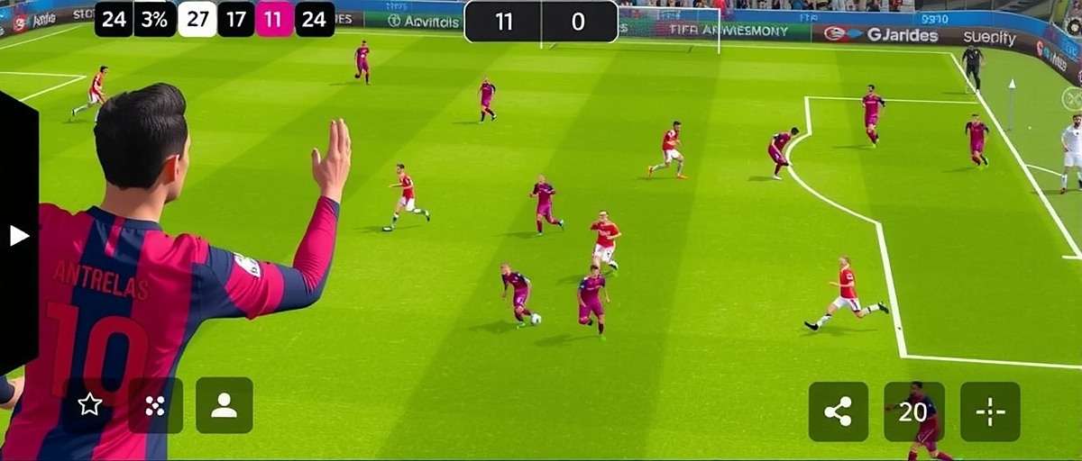 FIFA Mobile Midfield Maestro Gameplay FIFA Mobile Midfield Maestro gameplay showing Indian midfield strategies
